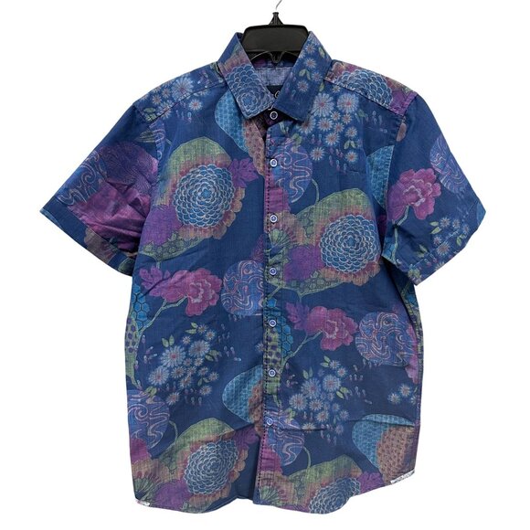 Robert Graham Men's Schultz Short Sleeve Tailored Fit Abstract Print Shirt Small - Picture 8 of 8